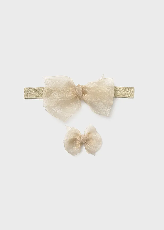 Set diadema y pinza