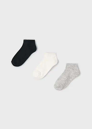 Set 3 calcetines lisos
