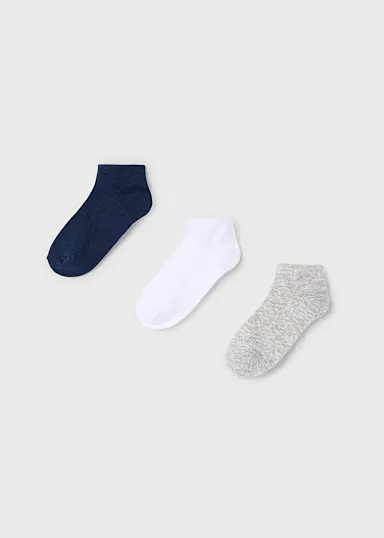 Set 3 calcetines lisos