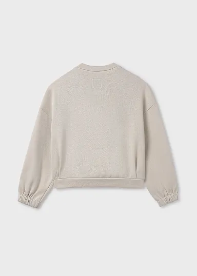 Sweater bomber pique