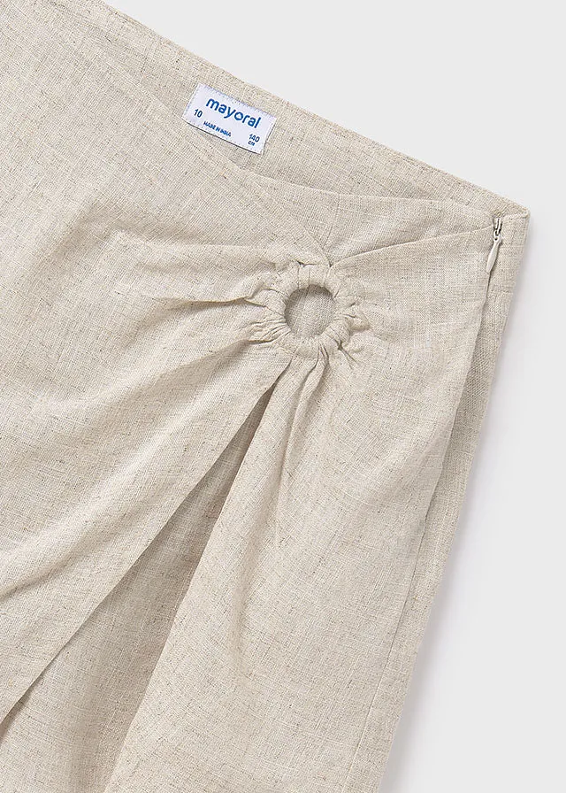 Falda pantalon arandela