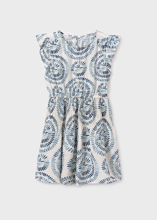 Vestido viscosa estampado