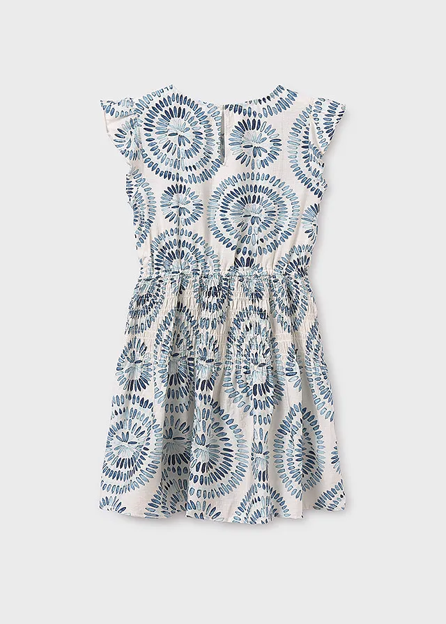 Vestido viscosa estampado