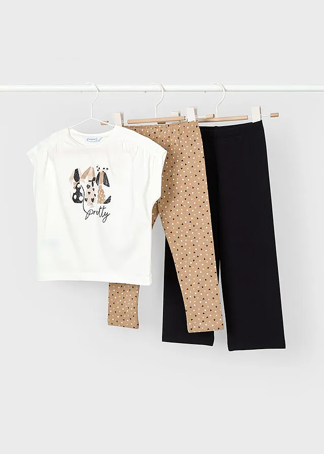 Conjunto 2 leggings tobilleros