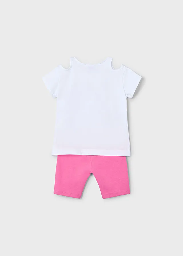 Conjunto leggings ciclista cutout