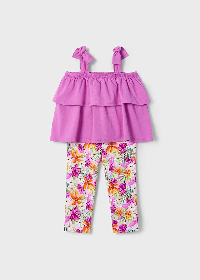 Conjunto leggings corto estampado