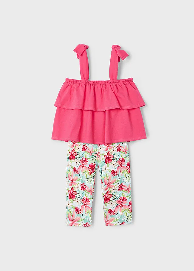 Conjunto leggings corto estampado