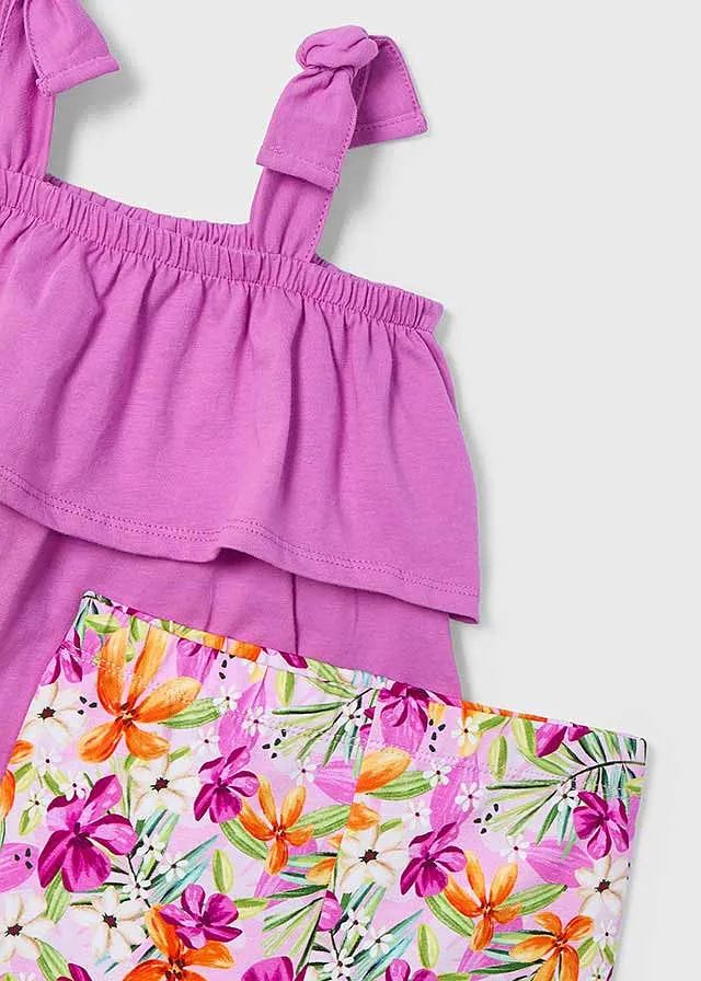Conjunto leggings corto estampado