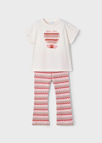 Conjunto leggings tobillero flare