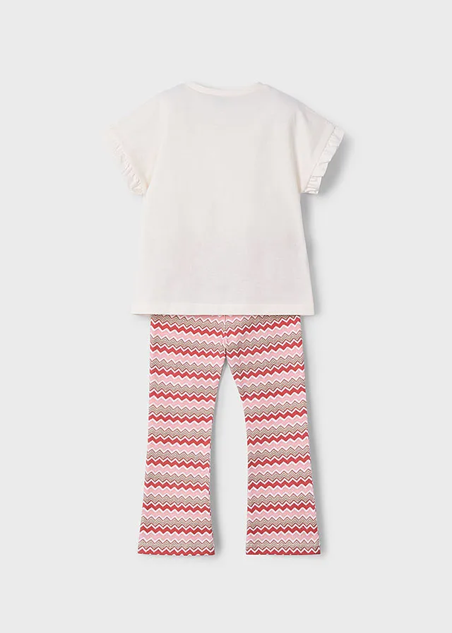 Conjunto leggings tobillero flare