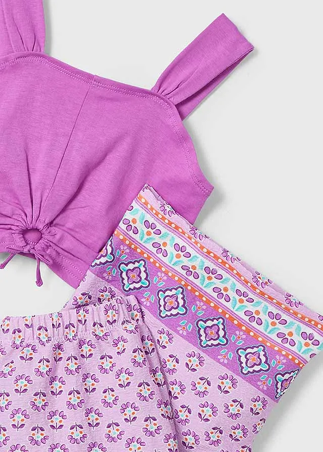 Conjunto Pantalón largo estampado