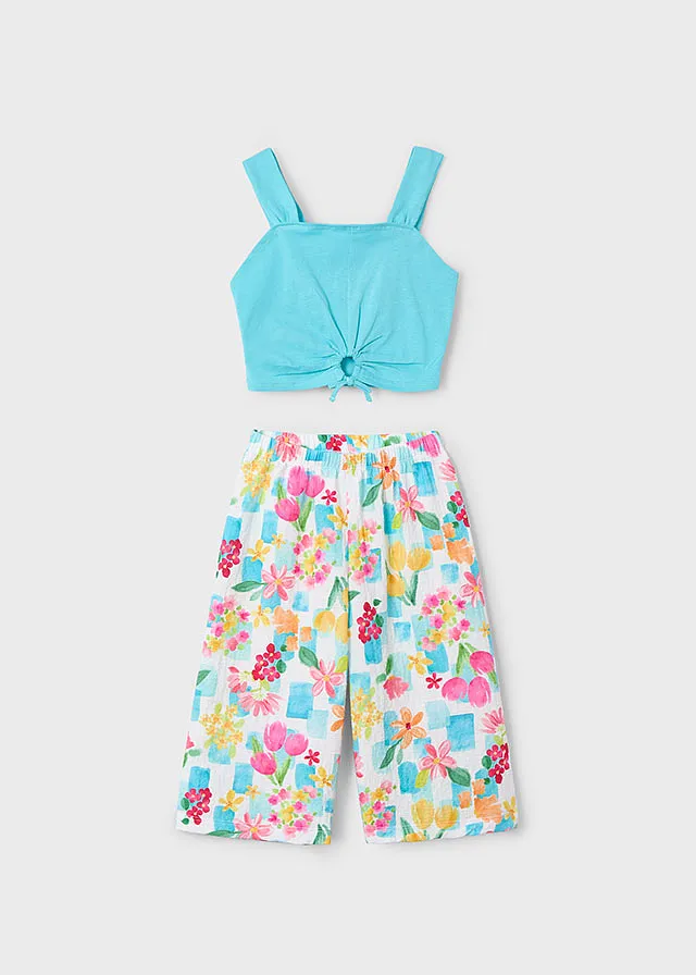 Conjunto Pantalón largo estampado