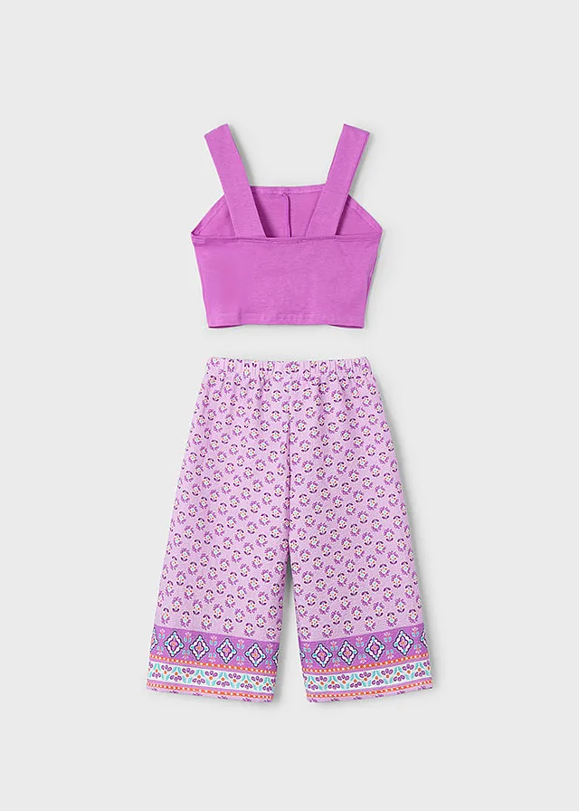 Conjunto Pantalón largo estampado