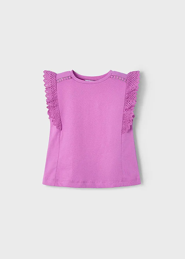 Franela m/c crochet