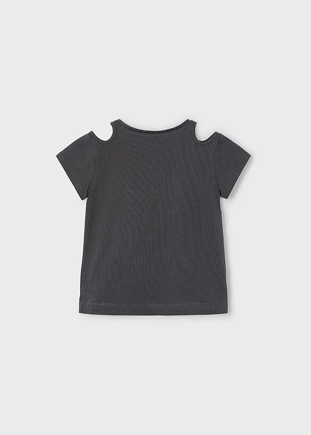 Franela m/c cut out algodón