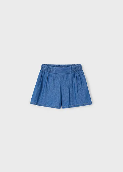 Pantalón corto fluido 86% Algodón 14% Liocel