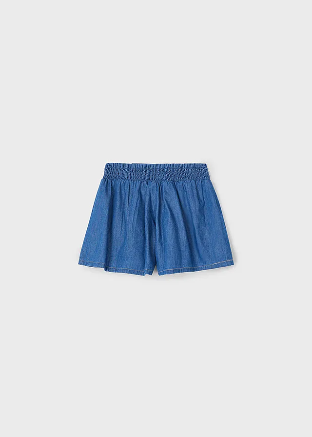 Pantalón corto fluido 86% Algodón 14% Liocel