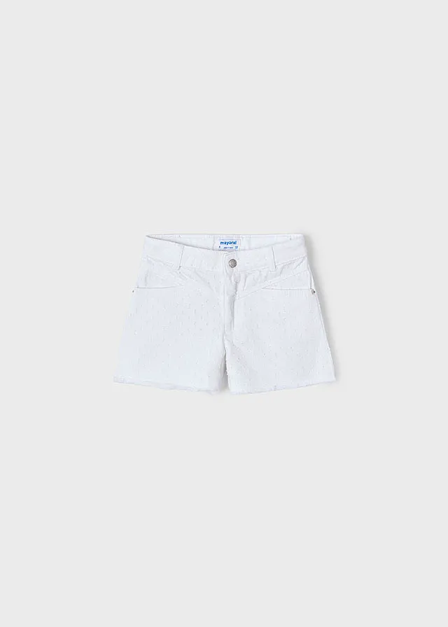 Pantalón corto sarga