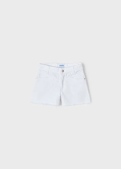 Pantalón corto sarga
