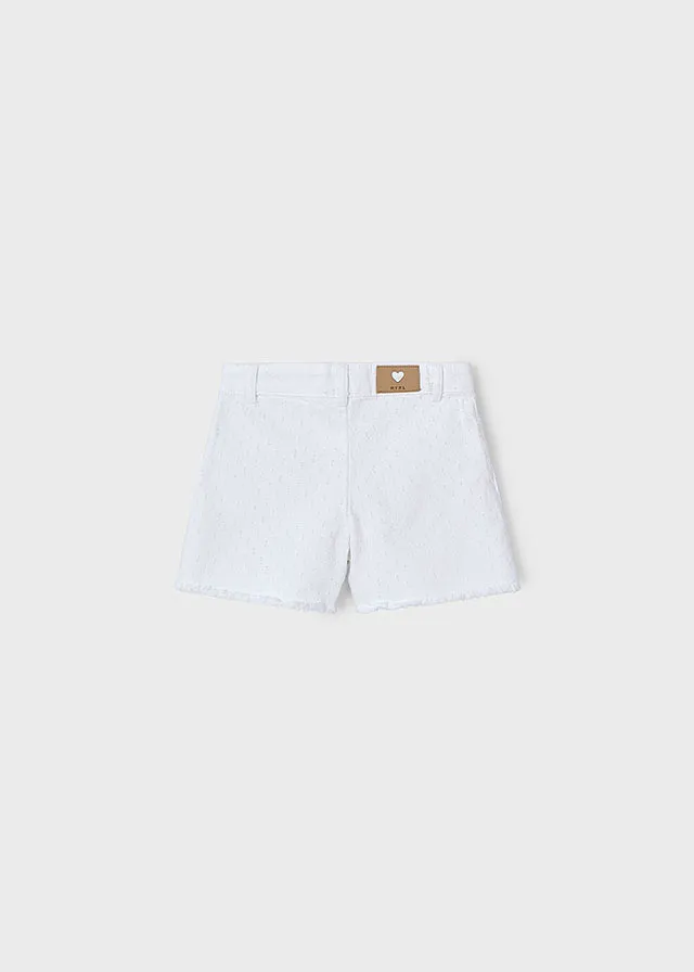 Pantalón corto sarga