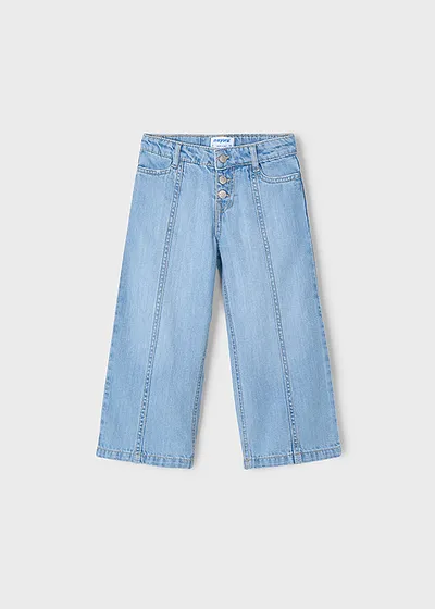Pantalón largo denim fluido