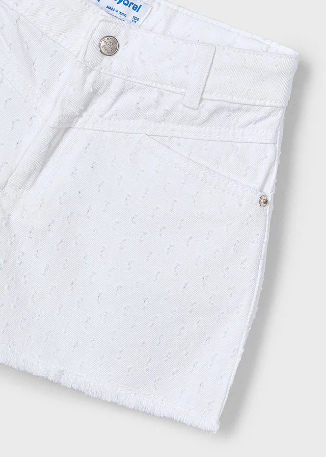 Pantalón corto sarga