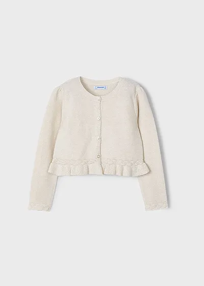 Sweater tricot trenza