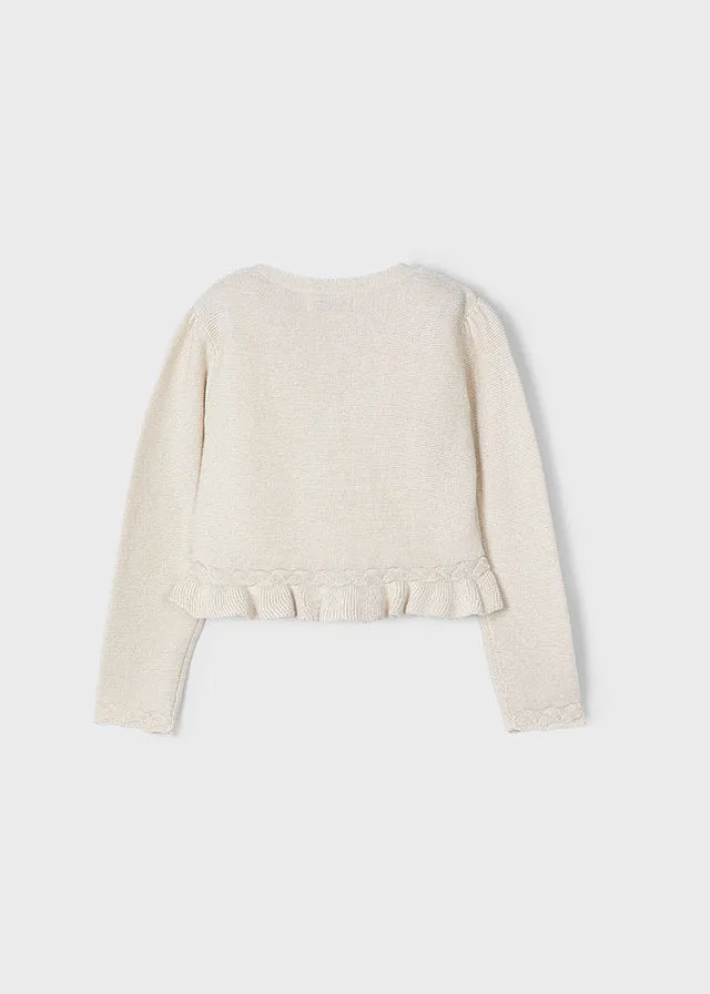 Sweater tricot trenza