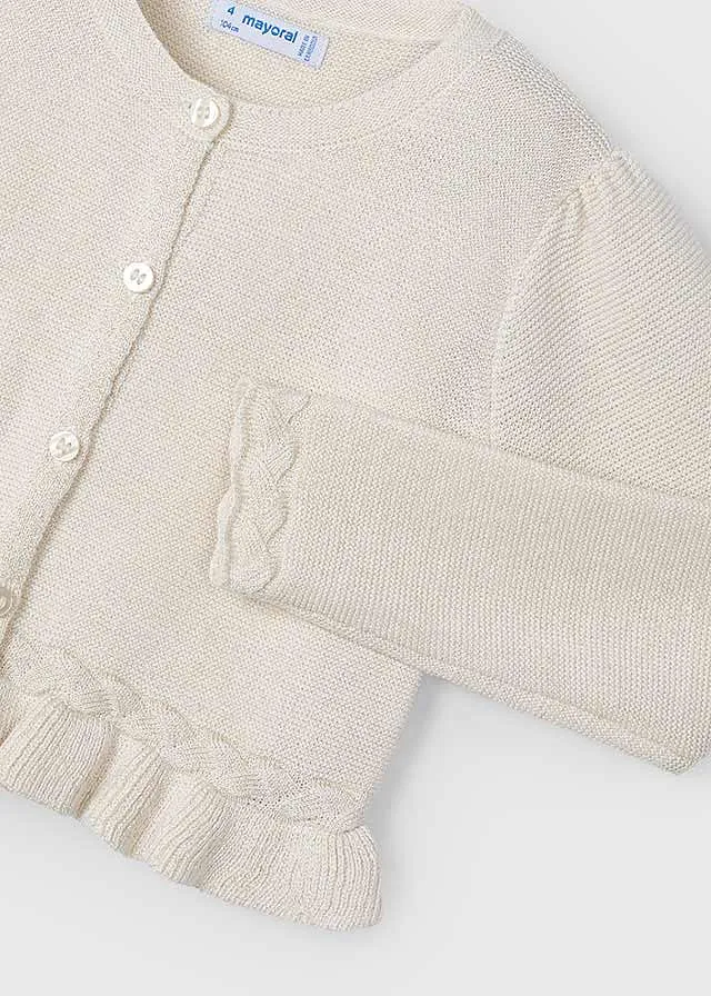 Sweater tricot trenza