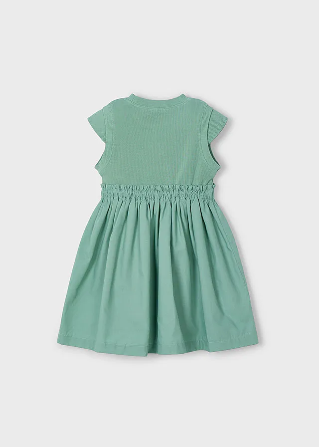 Vestido combinado canale