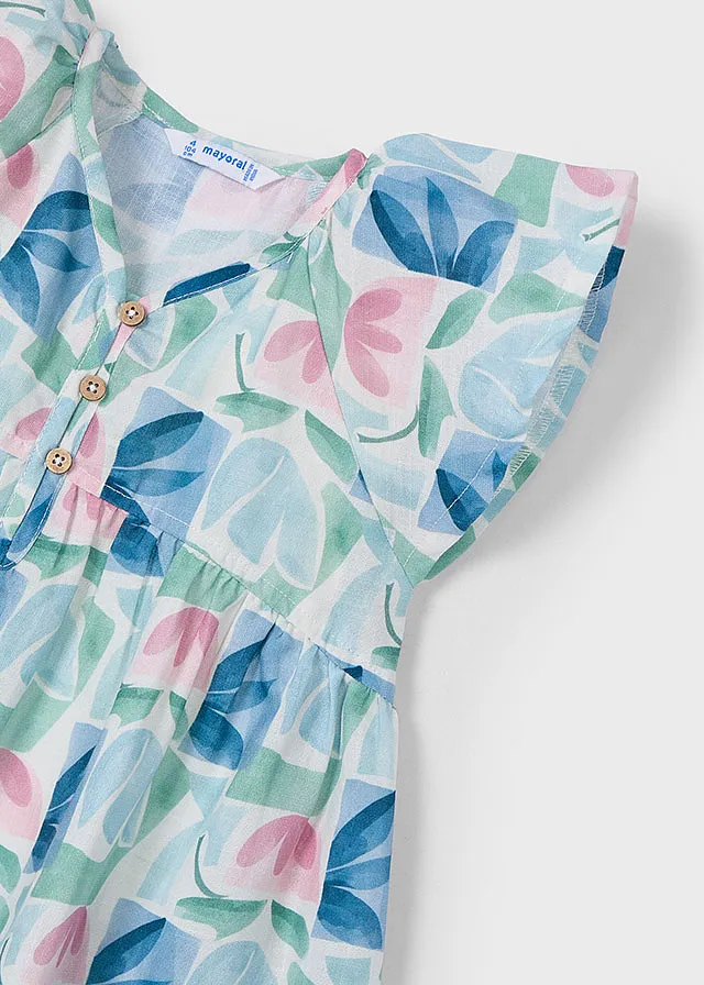 Vestido estampado 100% Poliéster