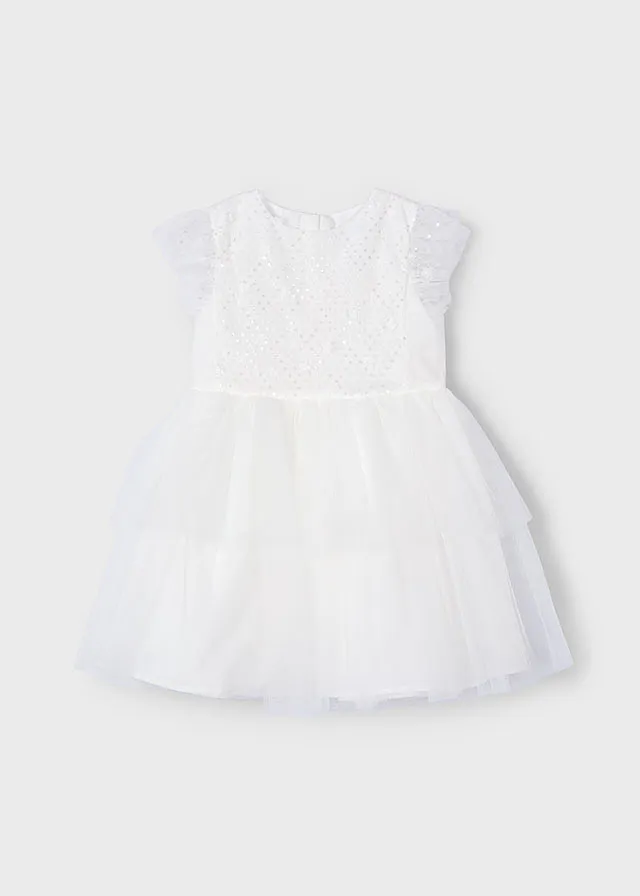 Vestido tul lentejuelas