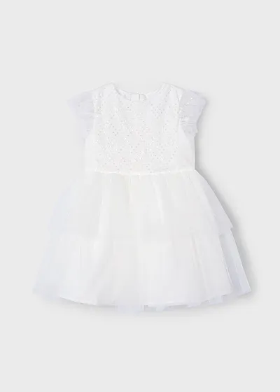 Vestido tul lentejuelas