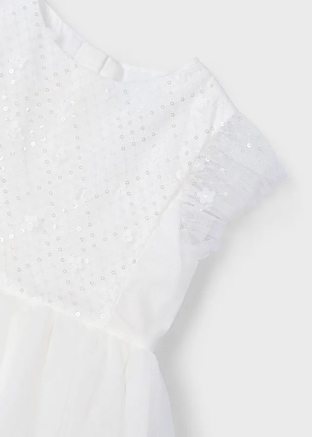 Vestido tul lentejuelas