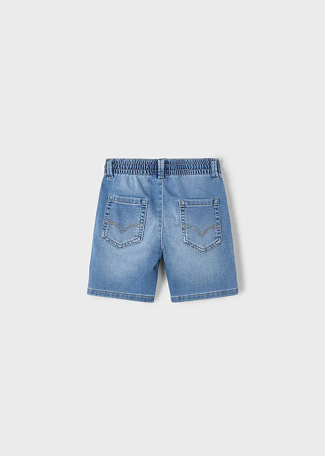 Bermuda soft denim jogger