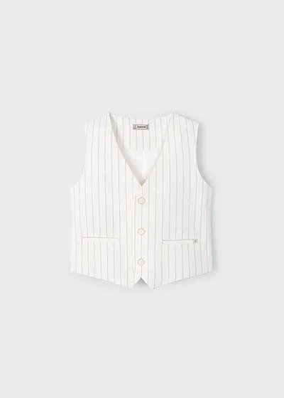 Chaleco lino de vestir