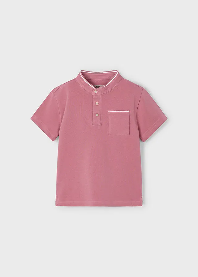 Chemise m/c cuello mao