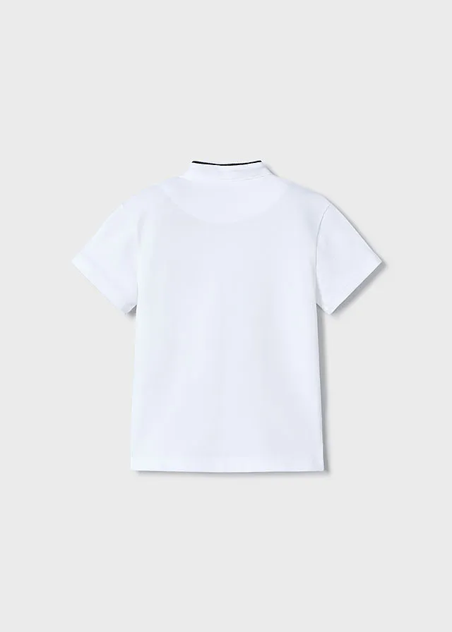 Chemise m/c cuello mao