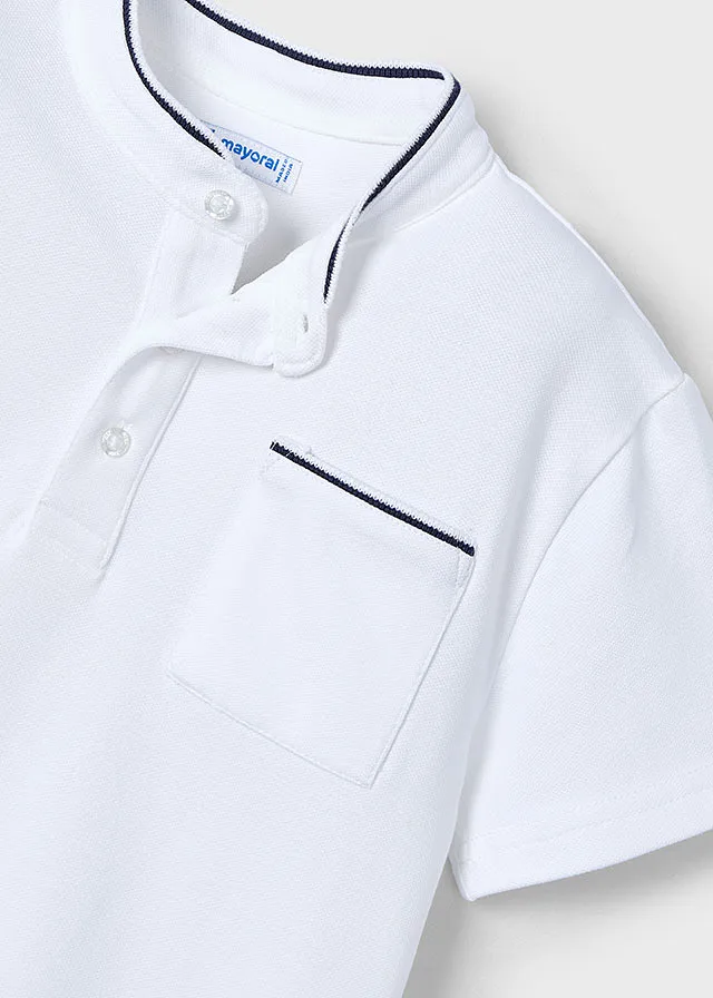 Chemise m/c cuello mao