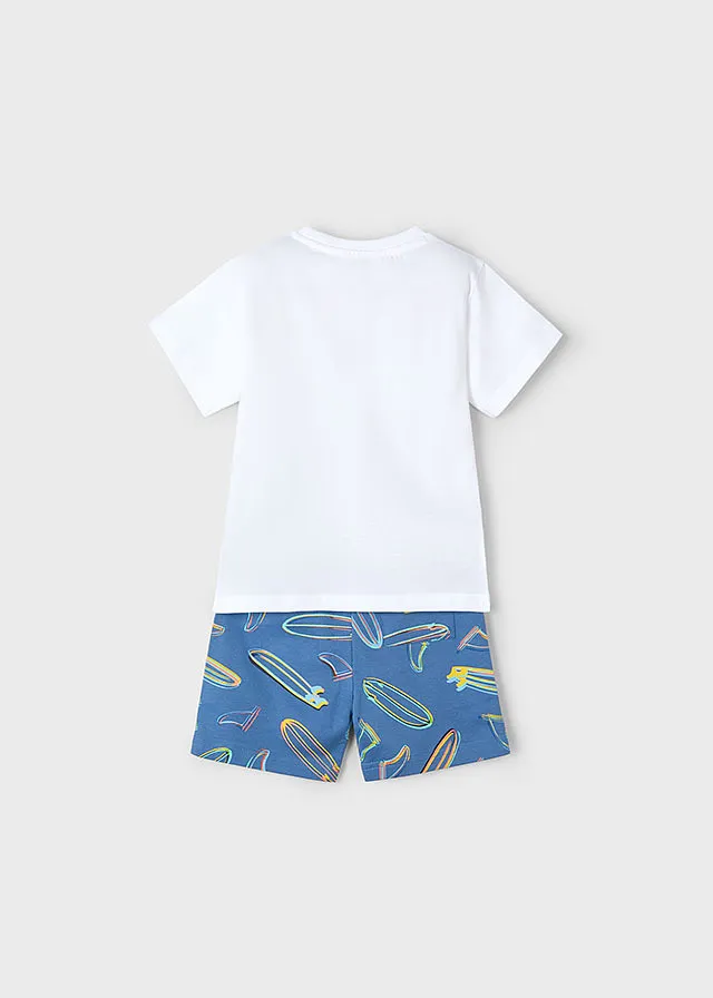 Conjunto punto bermuda estampada