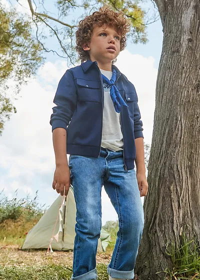 Denim slim fit básico