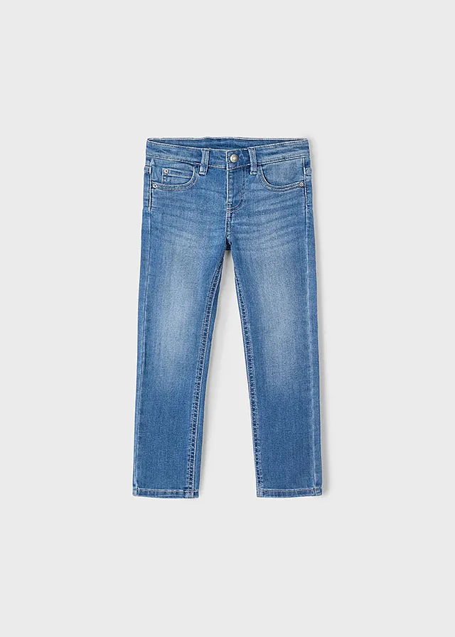 Denim slim fit básico
