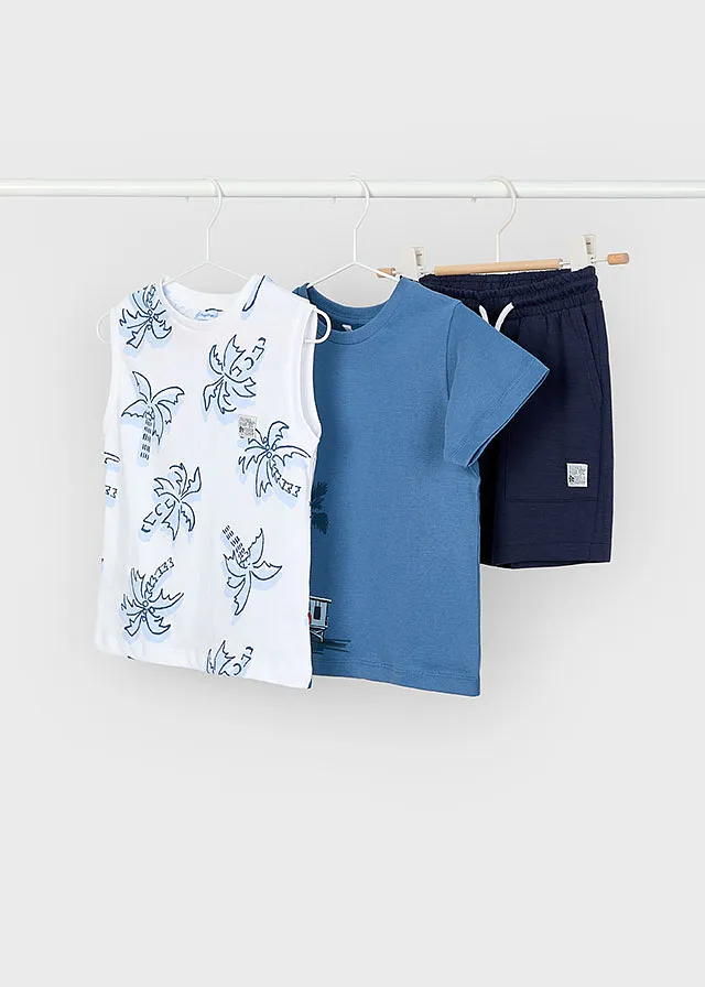Conjunto Bermuda m/c tirantes