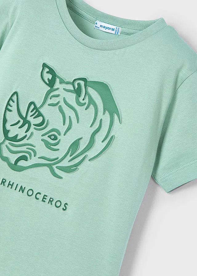 Franela m/c embossed "rhino"