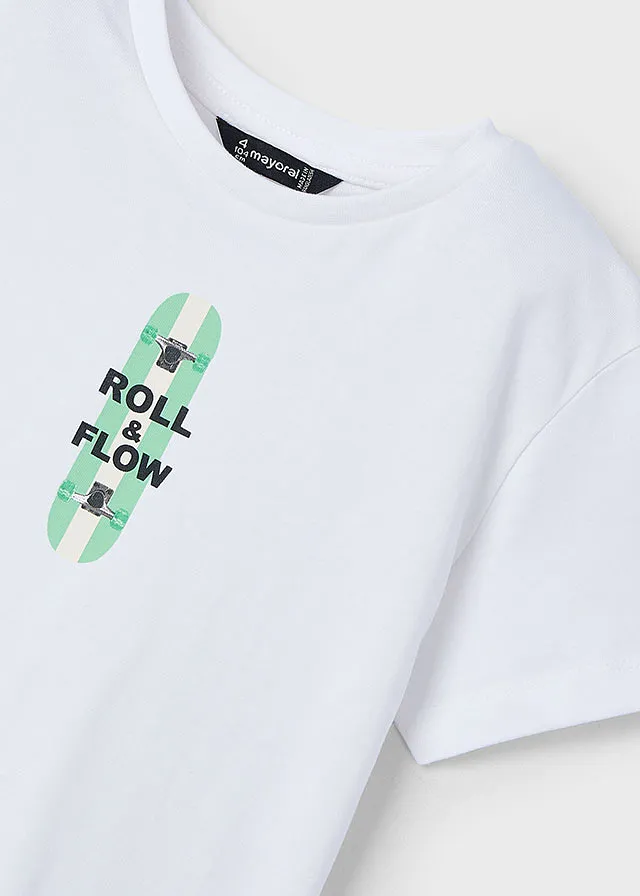 Franela m/c "roll and flow"
