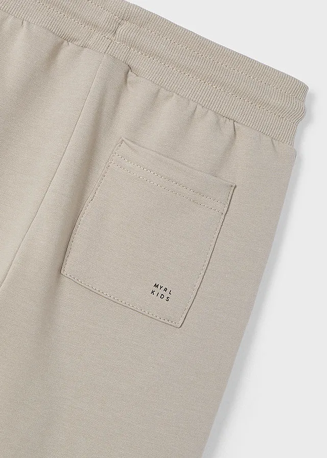 Pantalón felpa básico puños