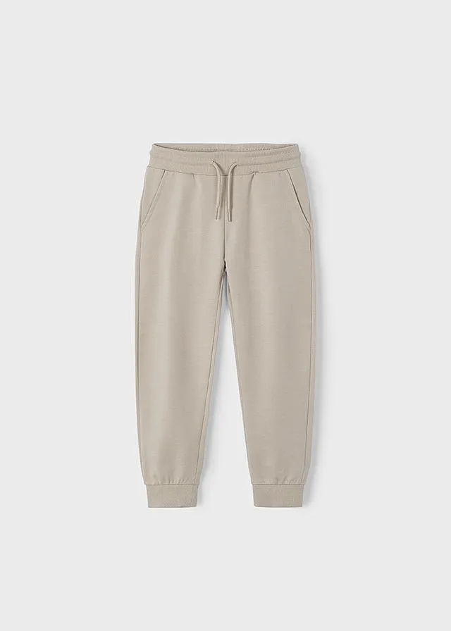 Pantalón felpa básico puños