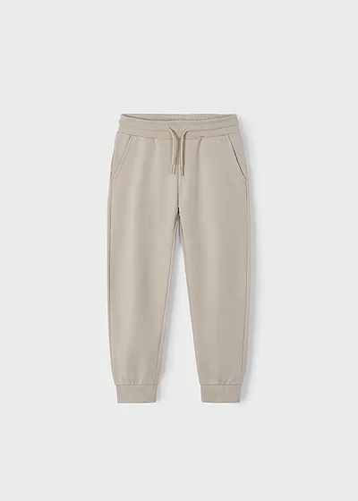 Pantalón felpa básico puños