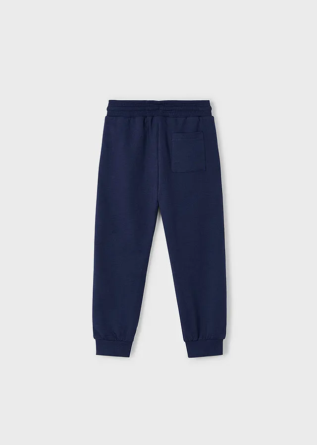 Pantalón felpa básico puños