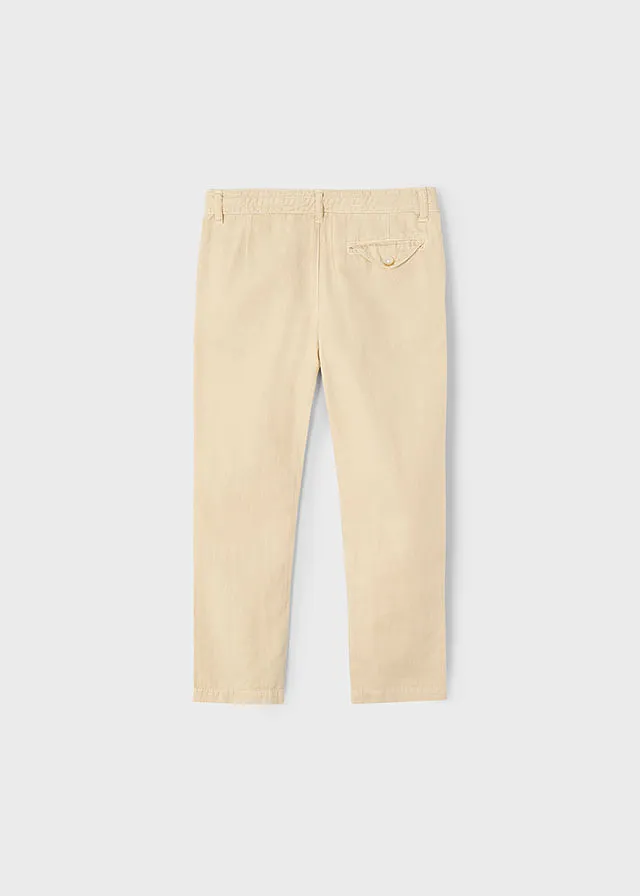 Pantalón lino cordón